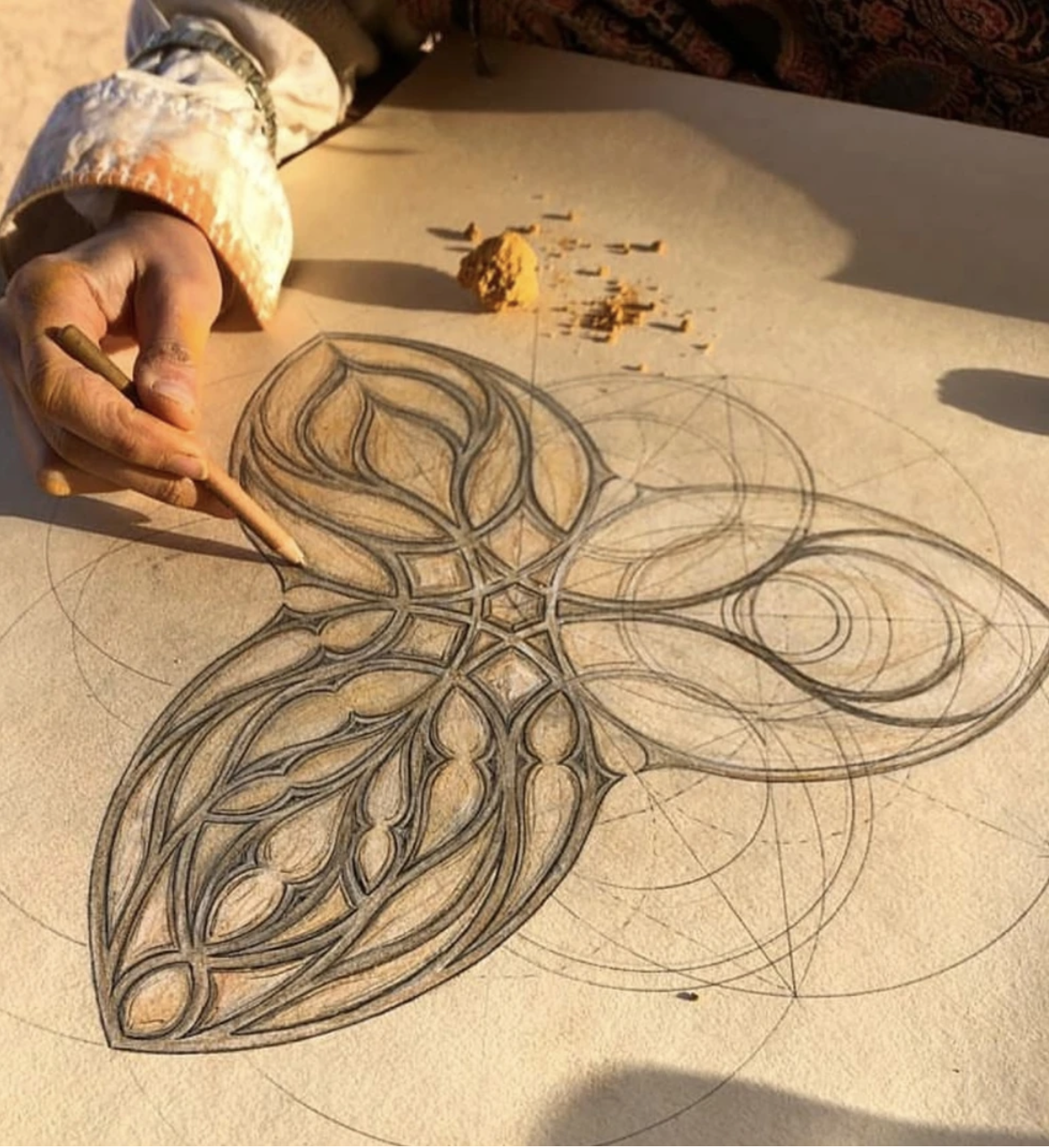 Sacred Geometry Gothic Revival Architecture Drawing Class